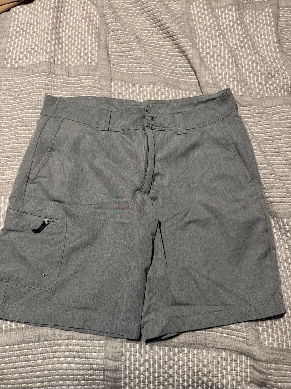 Men's Gray Casual Utility Shorts